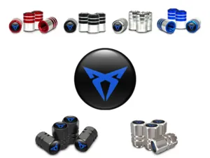 Seat Cupra Tyre Valve Stem Caps for Bikes Minimal